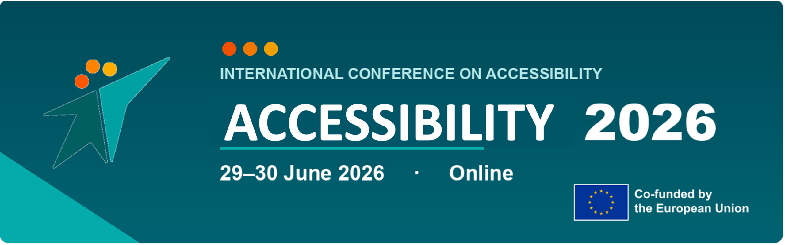 ACCESSIBILITY 2026 international conference on accessibility, 29–30 June 2026, online, co-funded by the European Union